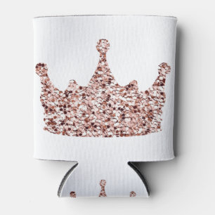 Glitter Roos Gold Crown Clipart Queen Crown Blikjeskoeler