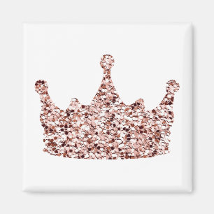Glitter Roos Gold Crown Clipart Queen Crown Magneet