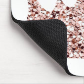 Glitter Roos Gold Crown Clipart Queen Crown Muismat (Hoek)