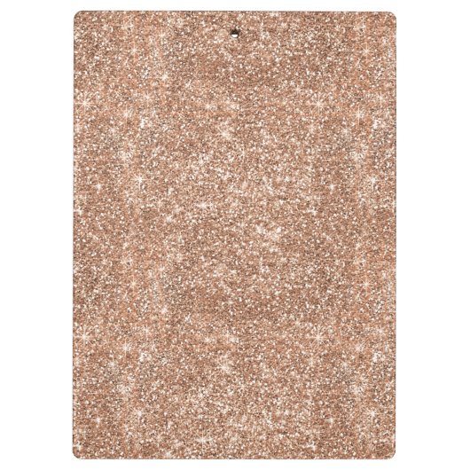 Glitter Roos Gold glitter sparginy Exam Board Klembord (Achterkant)