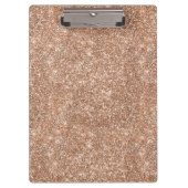 Glitter Roos Gold glitter sparginy Exam Board Klembord (Voorkant)