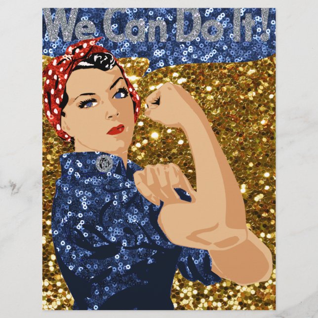 glitter rosie de riveter (Voorkant)