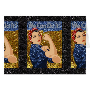 glitter rosie de riveter