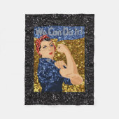 glitter rosie de riveter deken (Voorkant)