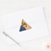 glitter rosie de riveter driehoek sticker (Envelop)