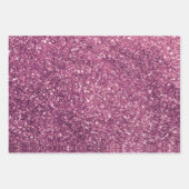 Glitter Roze Blauw Goud Turquoise Inpakpapier Vel (Voorkant)