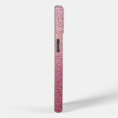 Glitter Roze Goud Case-Mate iPhone Case (Achterkant / Rechts)