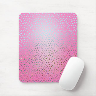 Glitter Roze Luipaardprint Muismat