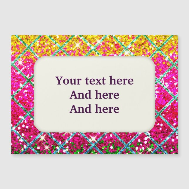 Glitter Roze Snakeskin (Voorkant)