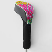 Glitter Roze Snakeskin Golfheadcover (Schuin)
