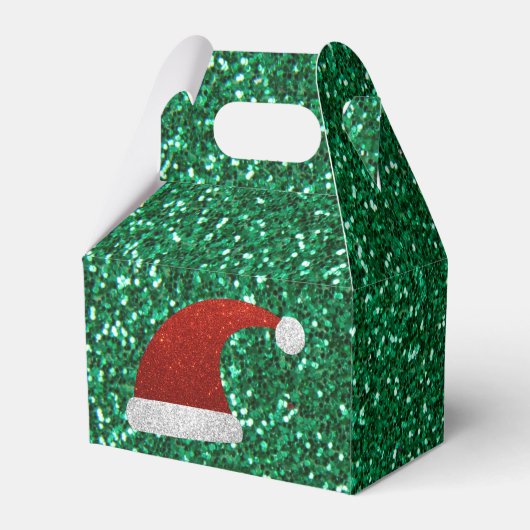 Glitter Santa Hat Bedankdoosjes (Achterkant)