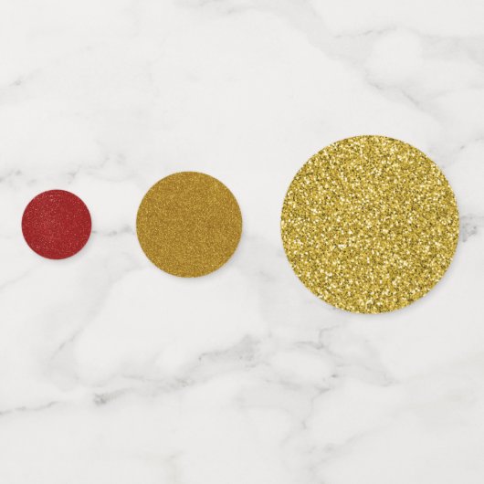 Glitter Santa Hat Confetti (Achterkanten)