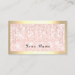 Glitter-schijven maken artistiek Roos schuin Visitekaartje