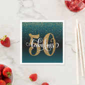 Glitter + Script 50 & Fabulous, Blauwgroen & Black Servet (Insitu)