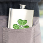 Glitter Shamrock and Flower Flacon (Voorbeeld)