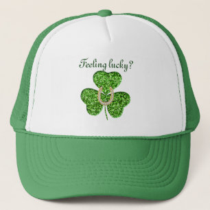 Glitter Shamrock en Hoefijzer Pet