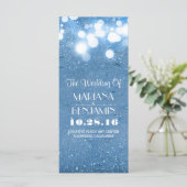 Glitter Shimmer Blue String Lights Programma (Staand voorkant)