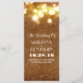 Glitter Shimmer Golden Blush String Lights Program Programma (Voorkant)