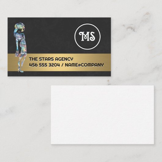 Glitter Shimmer | Modeldosering | MODE Visitekaartje (Voorkant / Achterkant)