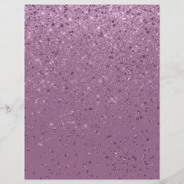 Glitter Shimmer Papier Roze Scrapbook Papier (Voorkant)