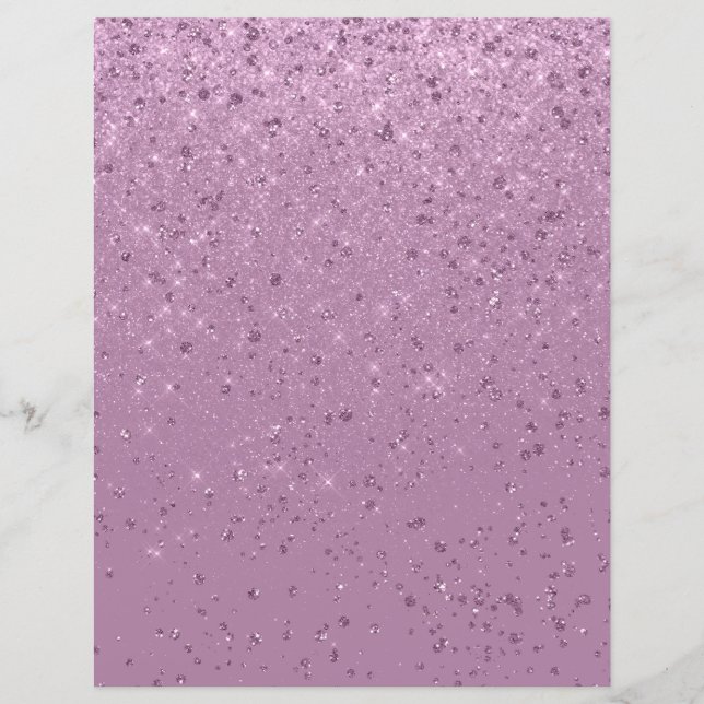 Glitter Shimmer Papier Roze Scrapbook Papier (Voorkant)