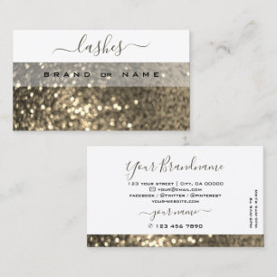 Glitter Shimmery Visitekaartje