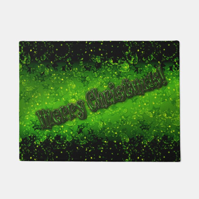 Glitter shine glow green confetti sequenties Chris Deurmat (Voorkant)