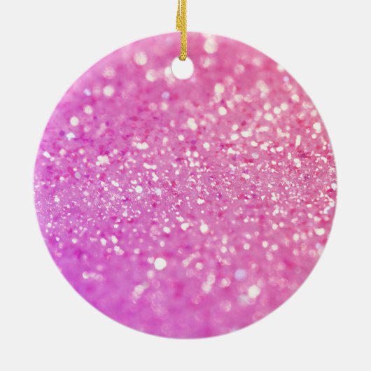 Glitter Shiny Luxury Keramisch Ornament (Achterkant)
