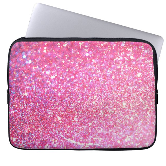 Glitter Shiny Luxury Laptop Sleeve (Voorkant)