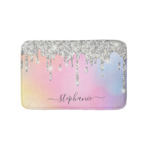 Glitter Silver Drives Regelboog toevoegen Jouw naa