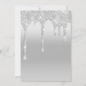 Glitter Silver, speciaal ontworpen voor Sweet Sixt Kaart (Achterkant)