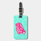 Glitter Slam Bagagelabel (Voorkant verticaal)