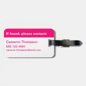 Glitter Slam Bagagelabel (Achterkant horizontaal)