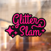 Glitter Slam Raamsticker (Vel 2)