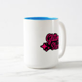 Glitter Slam Tweekleurige Koffiemok (Voorkant rechts)