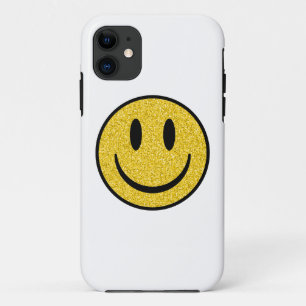 Glitter Smile Face iPhone 11 Hoesje