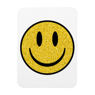 Glitter Smile Face Magneet