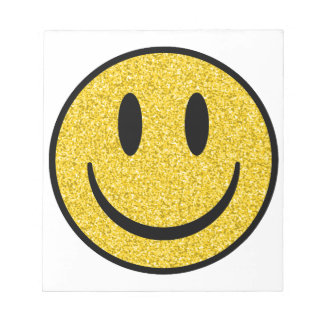 Glitter Smile Face Notitieblok
