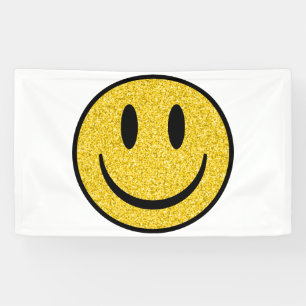 Glitter Smile Face Spandoek