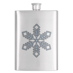 Glitter Sneeuwvlok - Baby Blauwe Takken Flacon