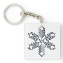 Glitter Sneeuwvlok - Baby Blauwe Takken