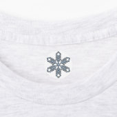 Glitter Snowflake - Baby Blue Branches Labels (Aangebracht)
