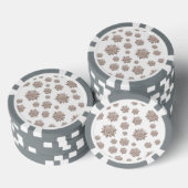 Glitter Snowflakes Pokerchips (Opstapeling)