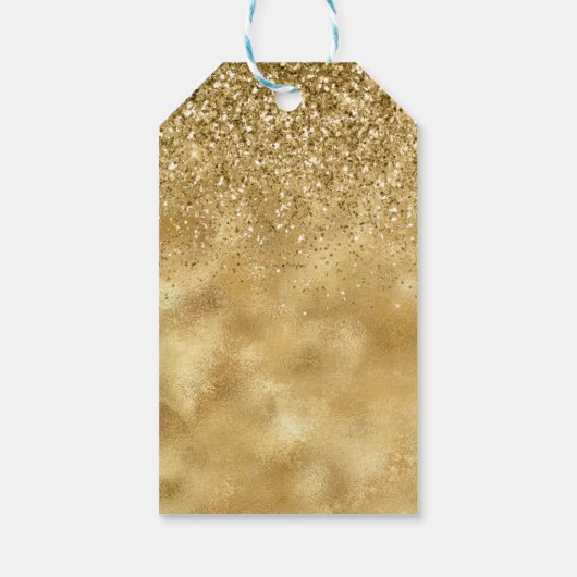 Glitter Sparkle Cadeaulabel (Achterkant)