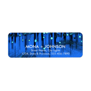 Glitter Sparkle Confetti Stippen Moderne Retourlab Etiket
