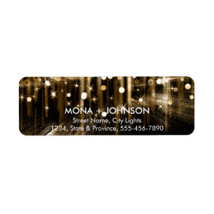 Glitter Sparkle Confetti Stippen Retourlabels Etiket