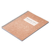 Glitter Sparkle Gepersonaliseerd Tijdschrift Notit Notitieboek (Linkerzijde)