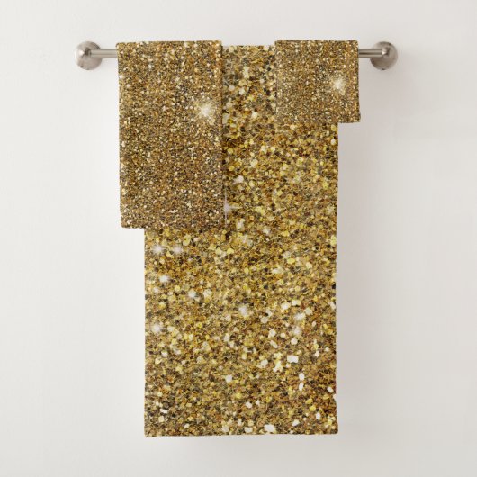 Glitter Sparkle Glittery Sparkly  Bad Handdoek (Insitu)