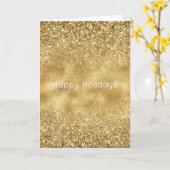 Glitter Sparkle Kaart (Gele Bloem)