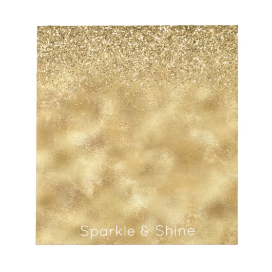 Glitter Sparkle Notitieblok (Voorkant)